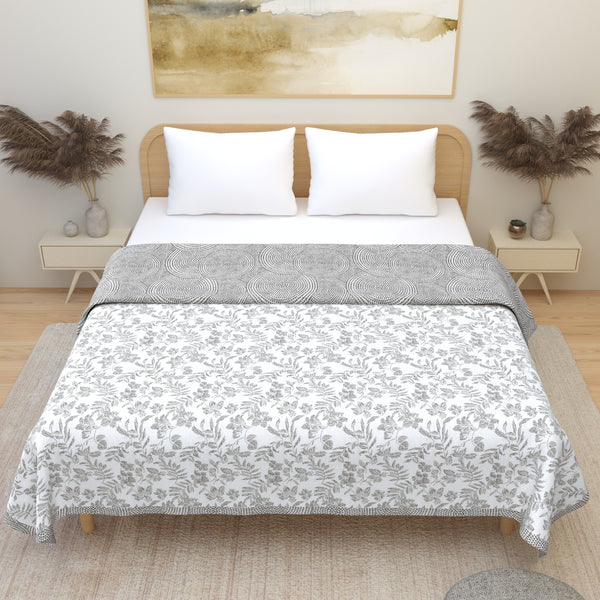 Premium Soft Flannel Dohar - Pure Cotton Reversible Double Bed