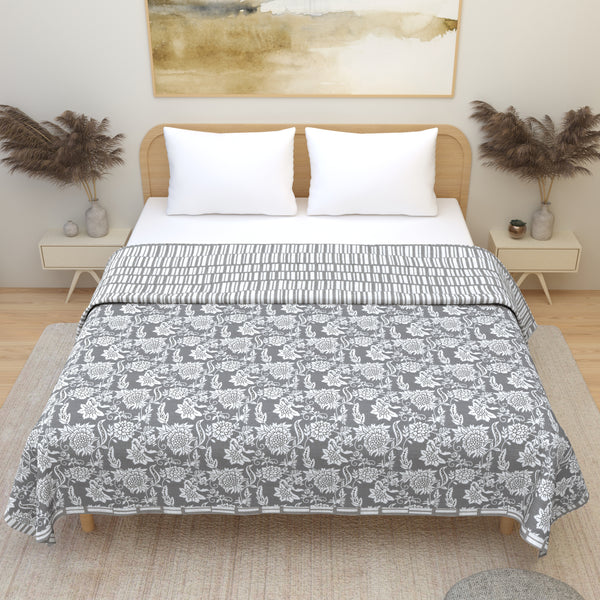 Premium Soft Flannel Dohar - Pure Cotton Reversible Double Bed