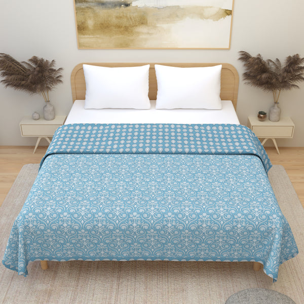 Premium Soft Flannel Dohar - Pure Cotton Reversible Double Bed