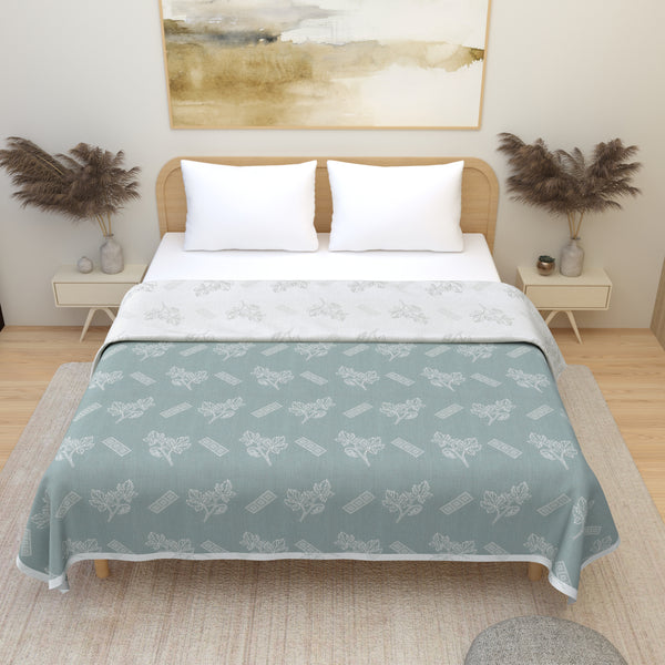 Premium Soft Flannel Dohar - Pure Cotton Reversible Double Bed