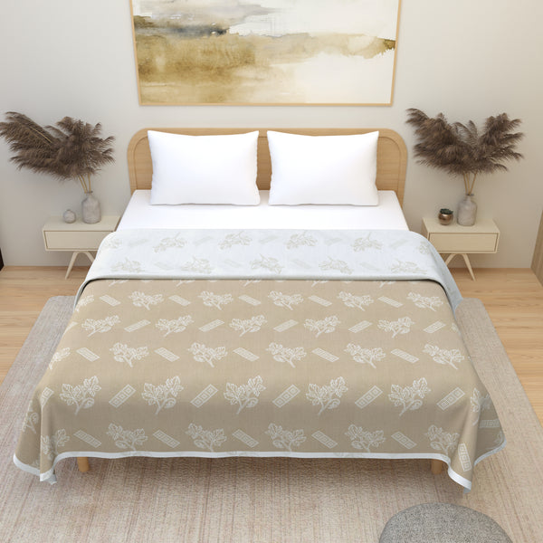 Premium Soft Flannel Dohar - Pure Cotton Reversible Double Bed